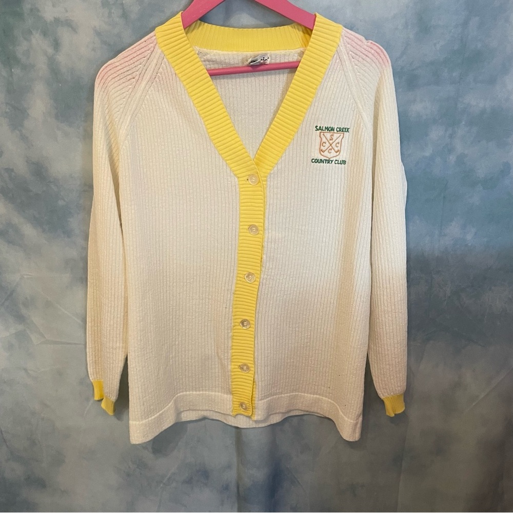 Vintage country club cardigan